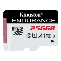 "Kingston High Endurance 256GB microSDXC UHS-I U1 Memory Card - Reliable 95MB/s Performance for Your Devices"